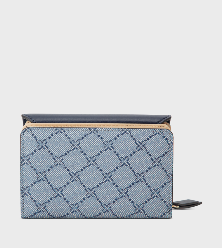 CAIREANN Monogram Patterned Mini Wallet