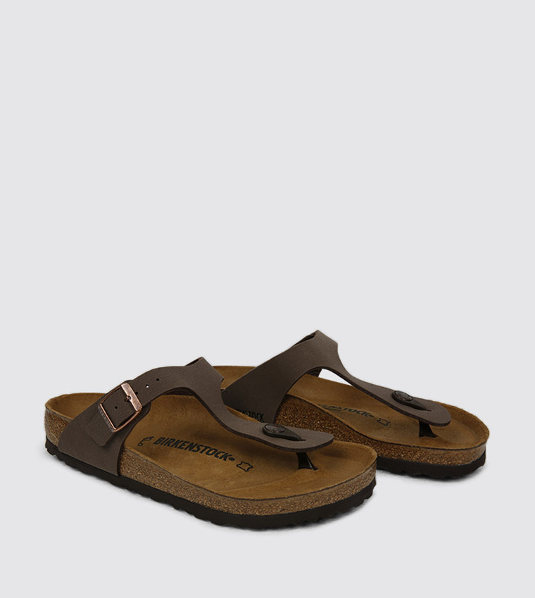 Birkenstock  Flat Sandals - Brown 