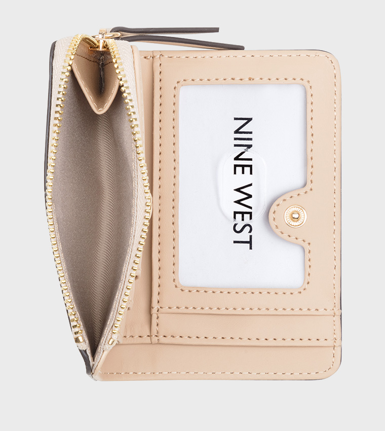 Monogram Patterned Zipper Wallet