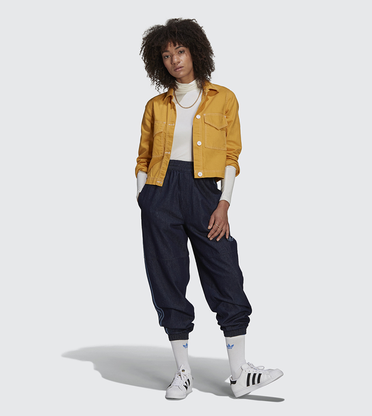 Buy Adidas Denim Japona Track Pants In Blue | 6thstreet Saudi Arabia
