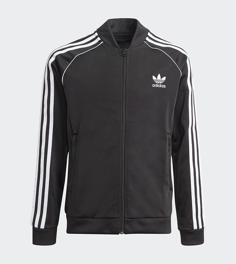 Buy Adidas Originals Adicolor SST Track Jacket In Black