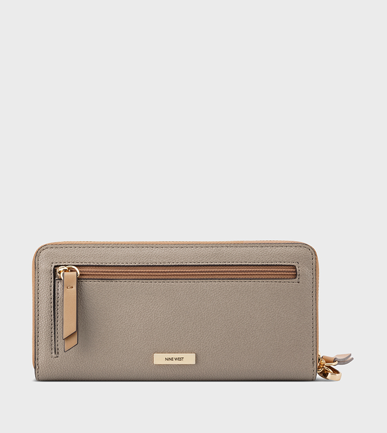 Textured Zip Wallet