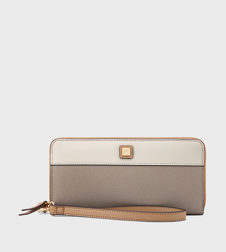 Textured Zip Wallet