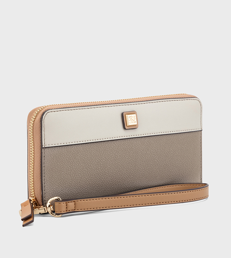 Textured Zip Wallet
