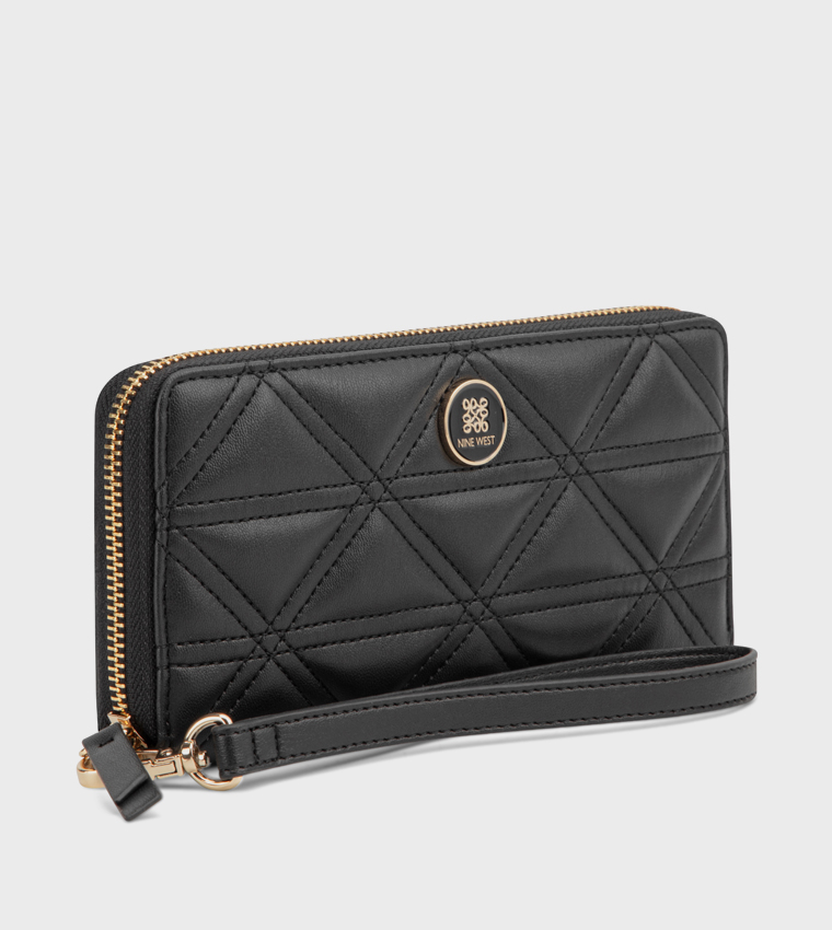 HARLAND Quilted Wristlet Wallet