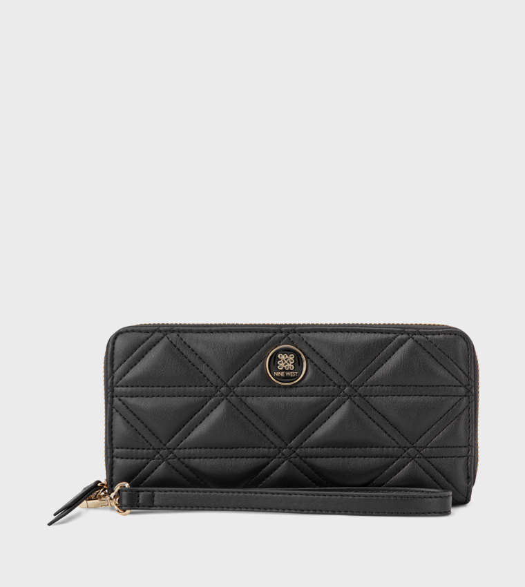HARLAND Quilted Wristlet Wallet