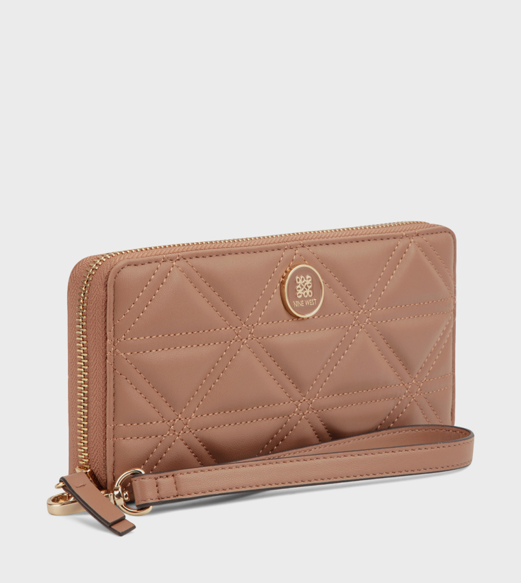 HARLAND Quilted Wristlet Wallet