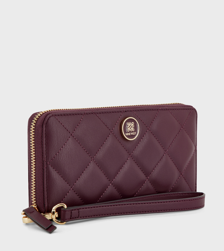 HALEEMA Quilted Wristlet Wallet
