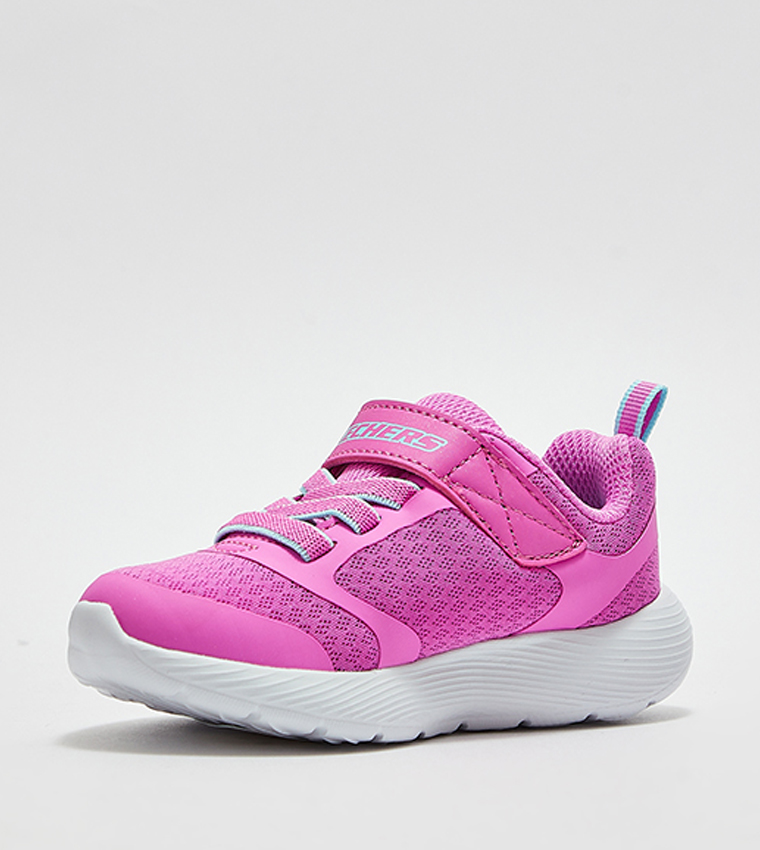 حذاء رياضي بتفاصيل شبكية وشريط فيلكرو