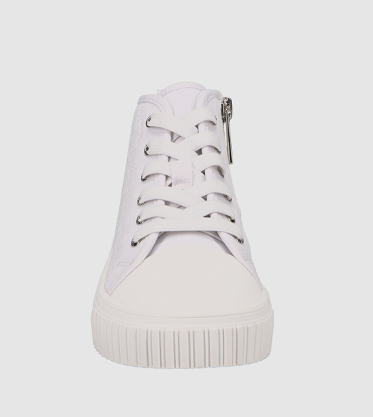 SKATE SPLIT Monogram High Top Sneakers