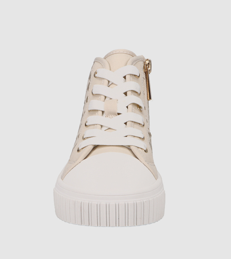 SKATE SPLIT Monogram High Top Sneakers