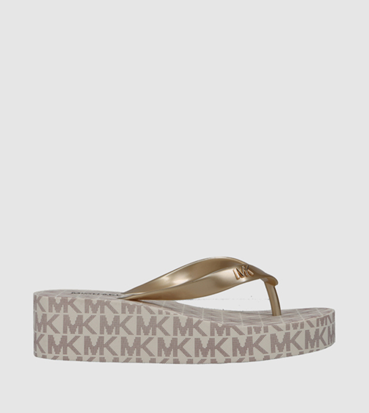 GAGE KYLO Monogram Platform Flip-Flops