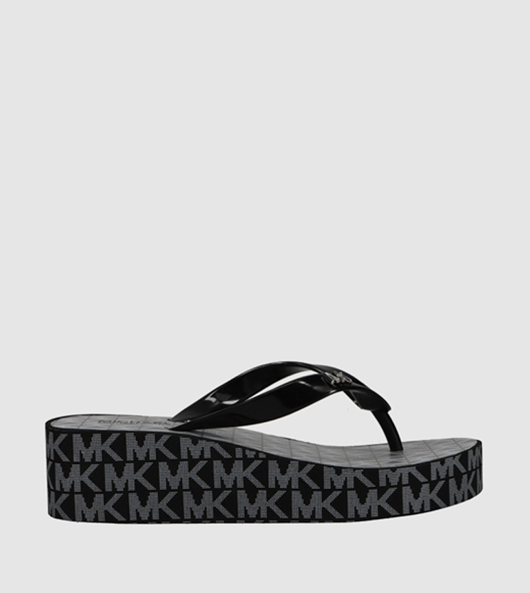 GAGE KYLO Monogram Platform Flip-Flops