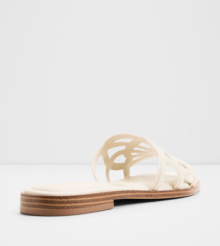 ألدو  الصنادل المسطحة - كريمي  Flat Sandals