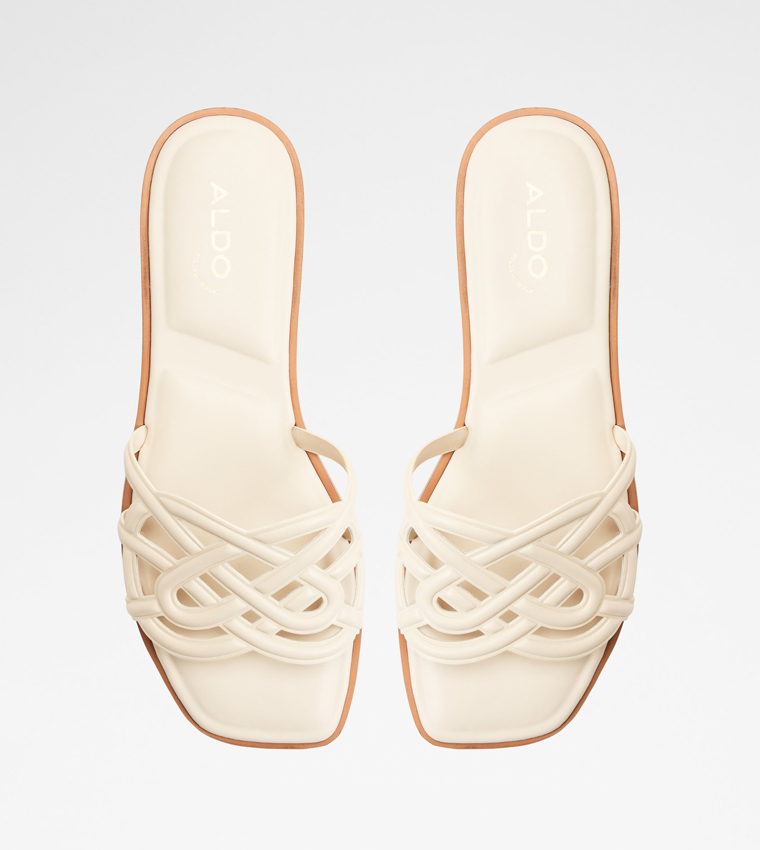 ألدو  الصنادل المسطحة - كريمي  Flat Sandals