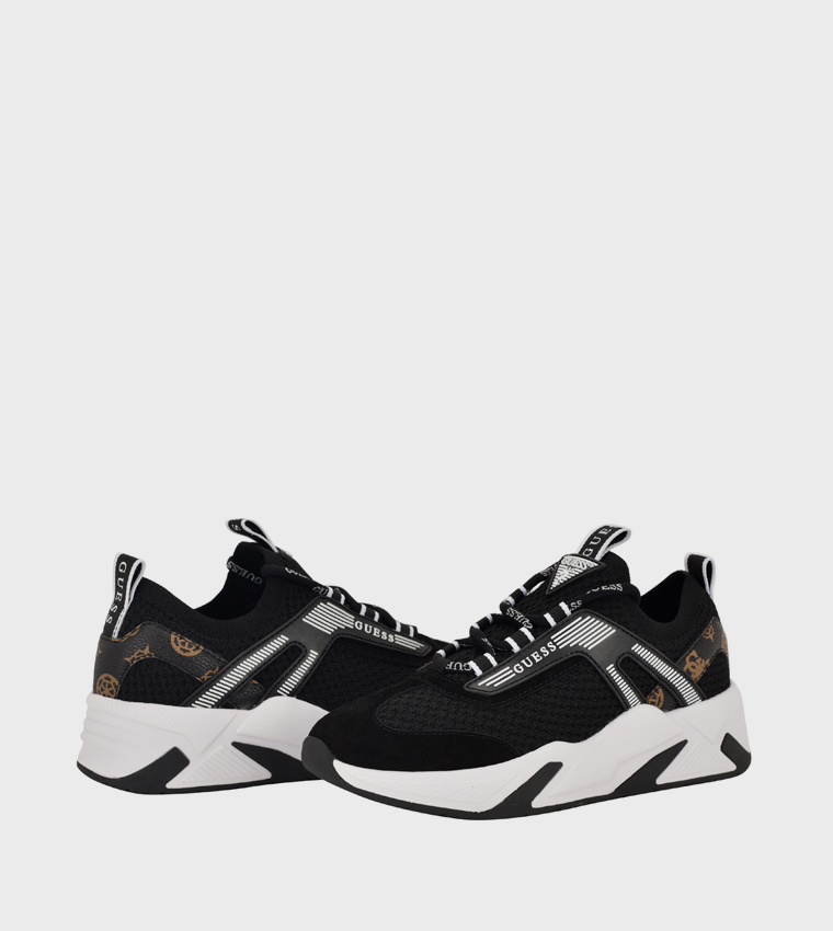 GENGA Logo Detail Platform Sneakers