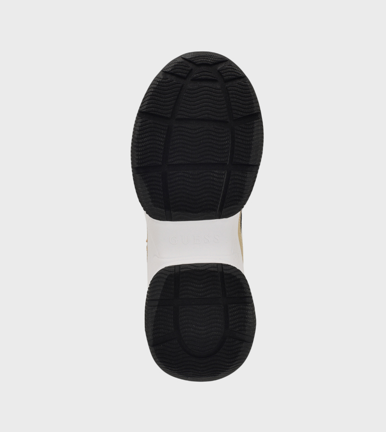 HARPAA Logo Charm Lace-Up Platform Sneakers