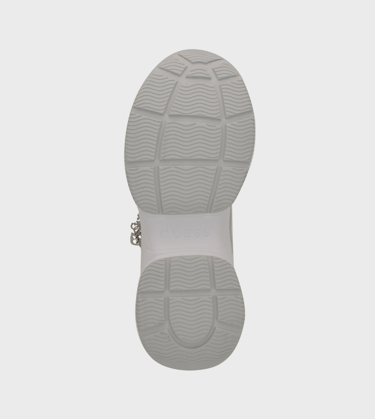 HARPAA Logo Charm Lace-Up Platform Sneakers