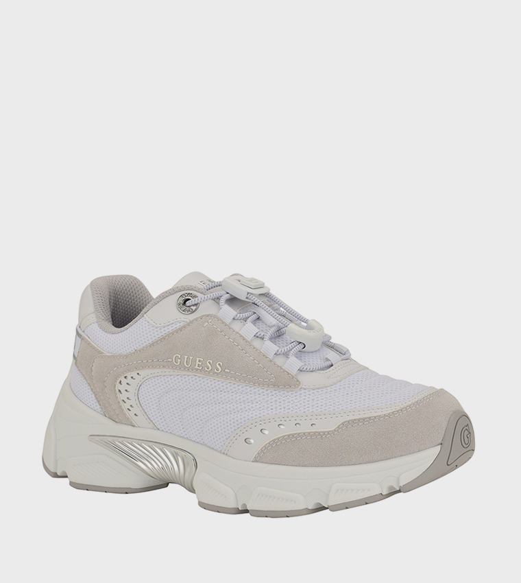 IMERI Color Block Lace-Up Platform Sneakers