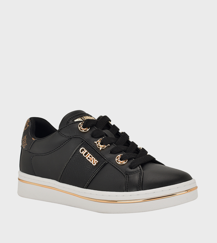 STEW Logo Detail Lace-Up Sneakers