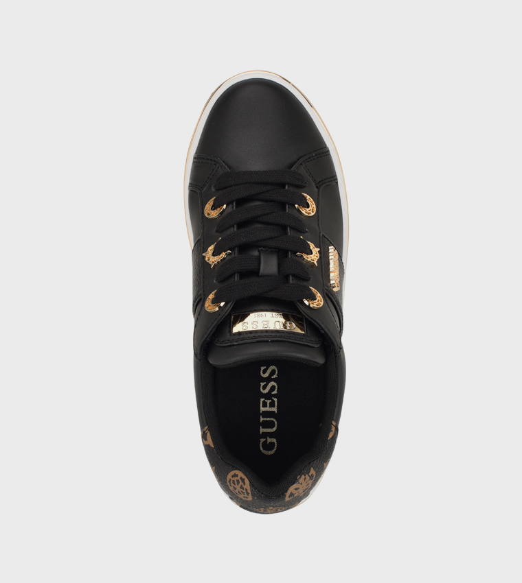 STEW Logo Detail Lace-Up Sneakers