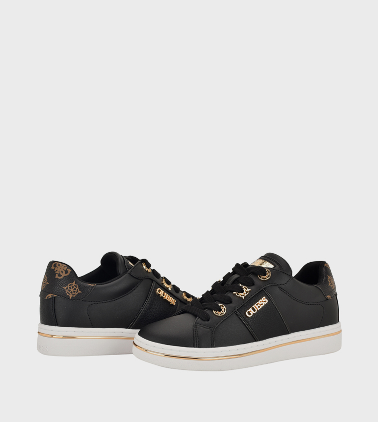 STEW Logo Detail Lace-Up Sneakers