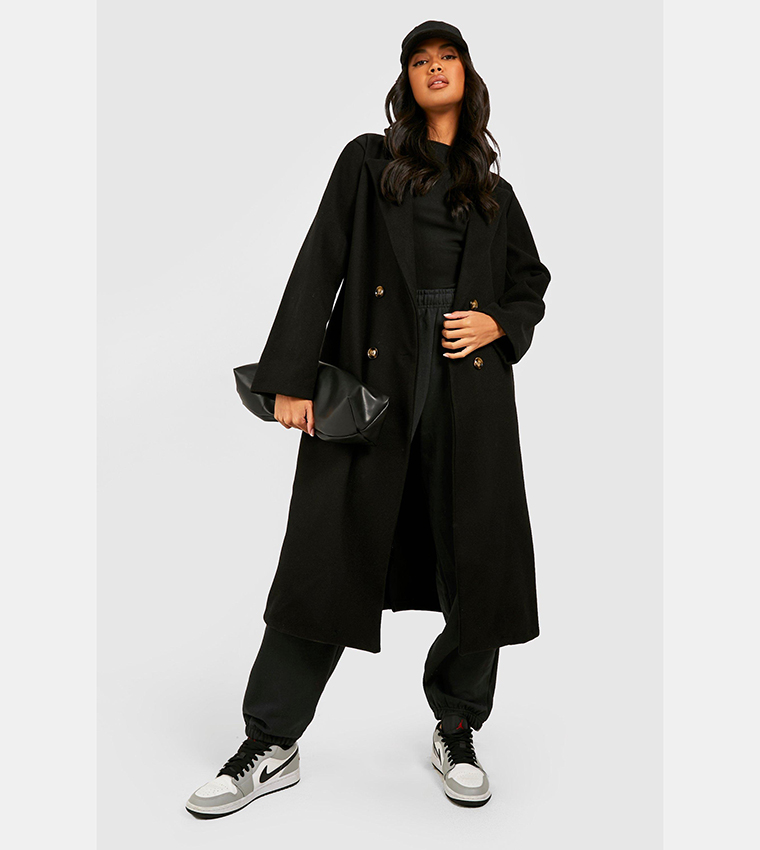 Double Breasted Longline Coat