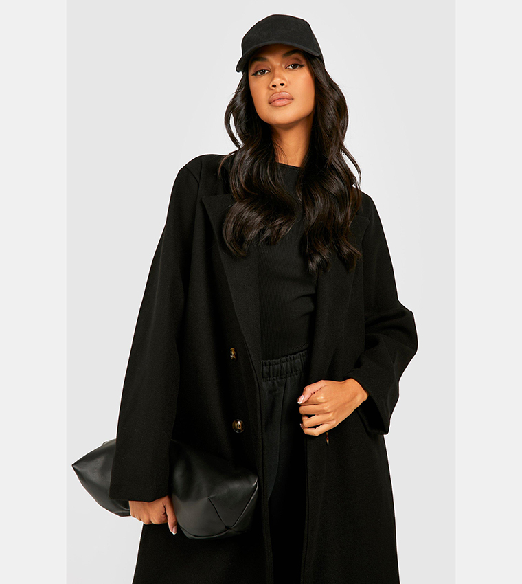 Double Breasted Longline Coat