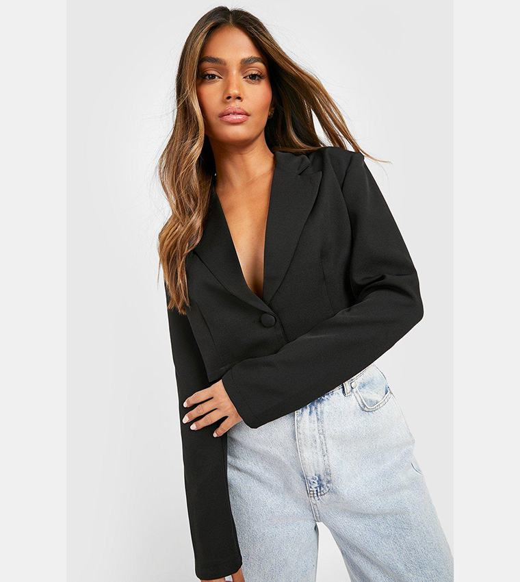 boohoo  Blazers - Black Blazers