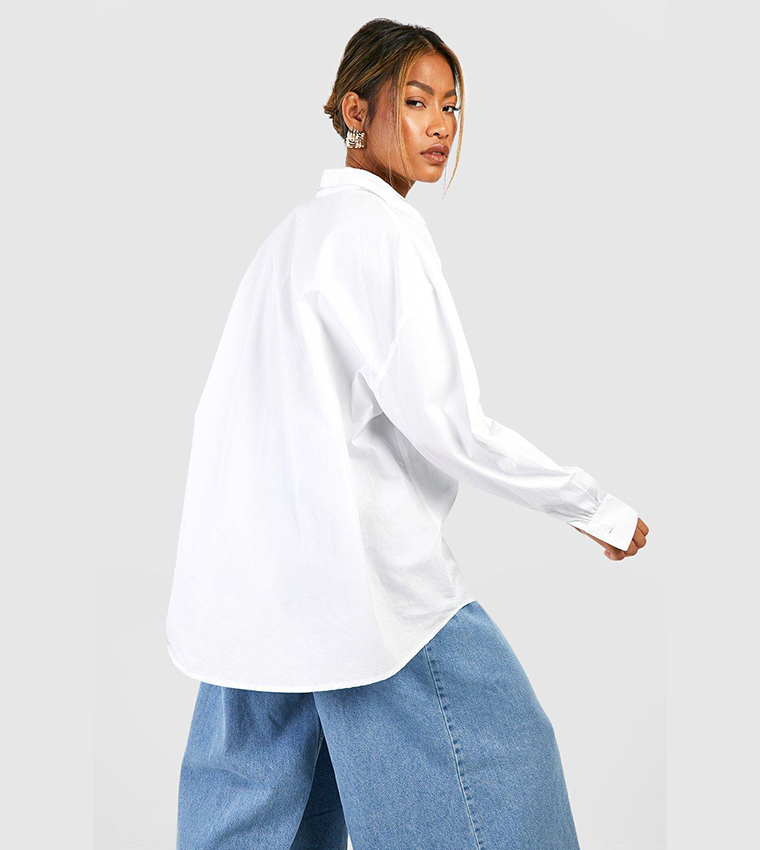 Oversized Cotton Poplin Shirt