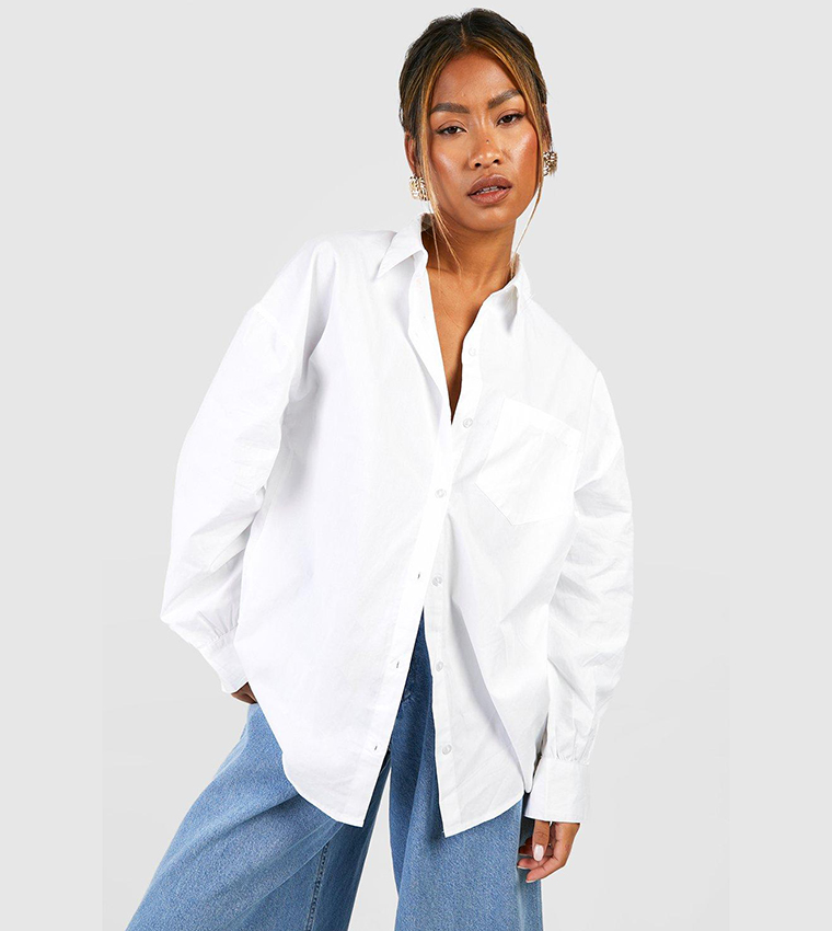 Oversized Cotton Poplin Shirt