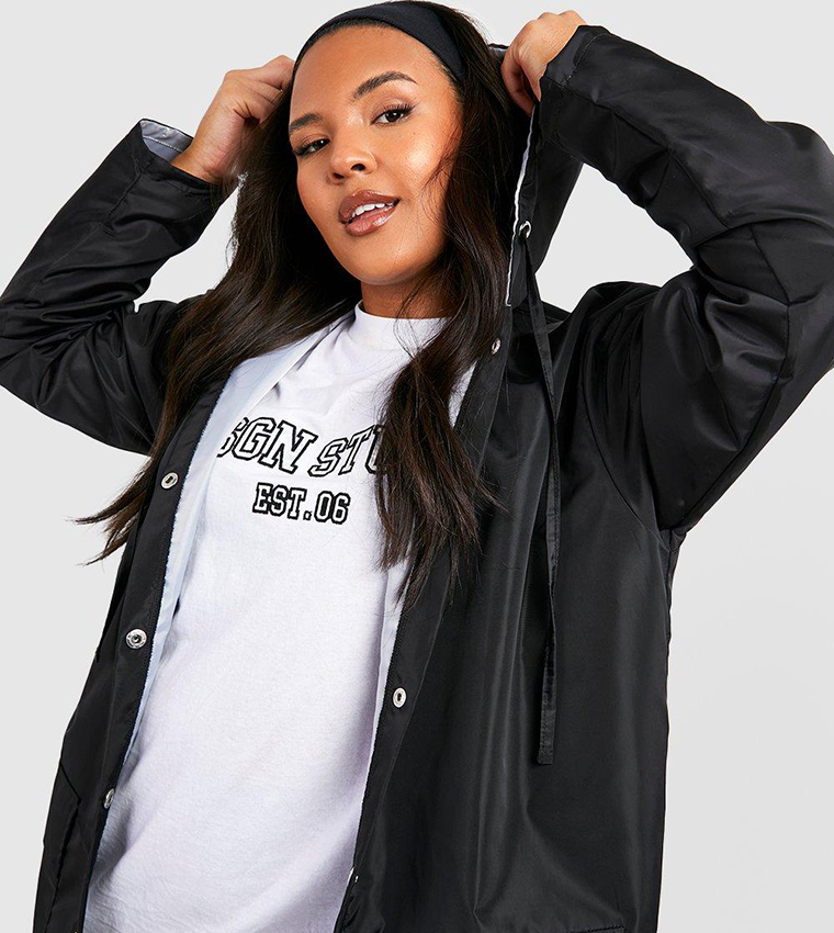 Double Layer Shell Longline Rain Parka