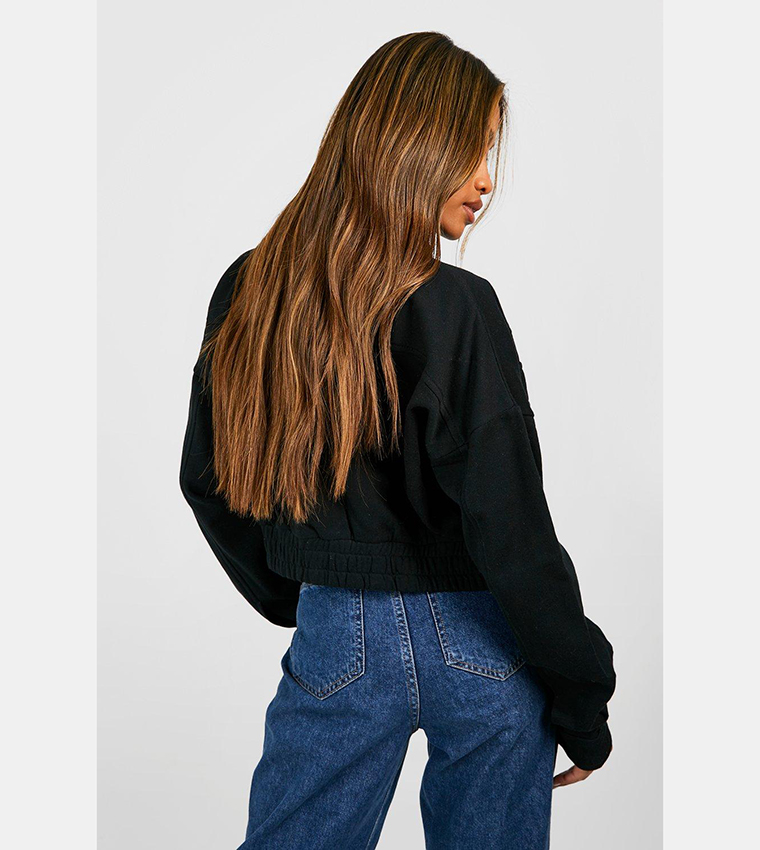 Pocket Detail Bomber Jacket