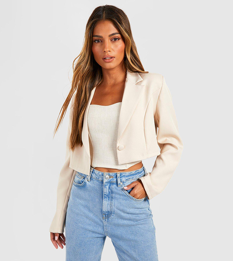 boohoo  Blazers - Beige Blazers