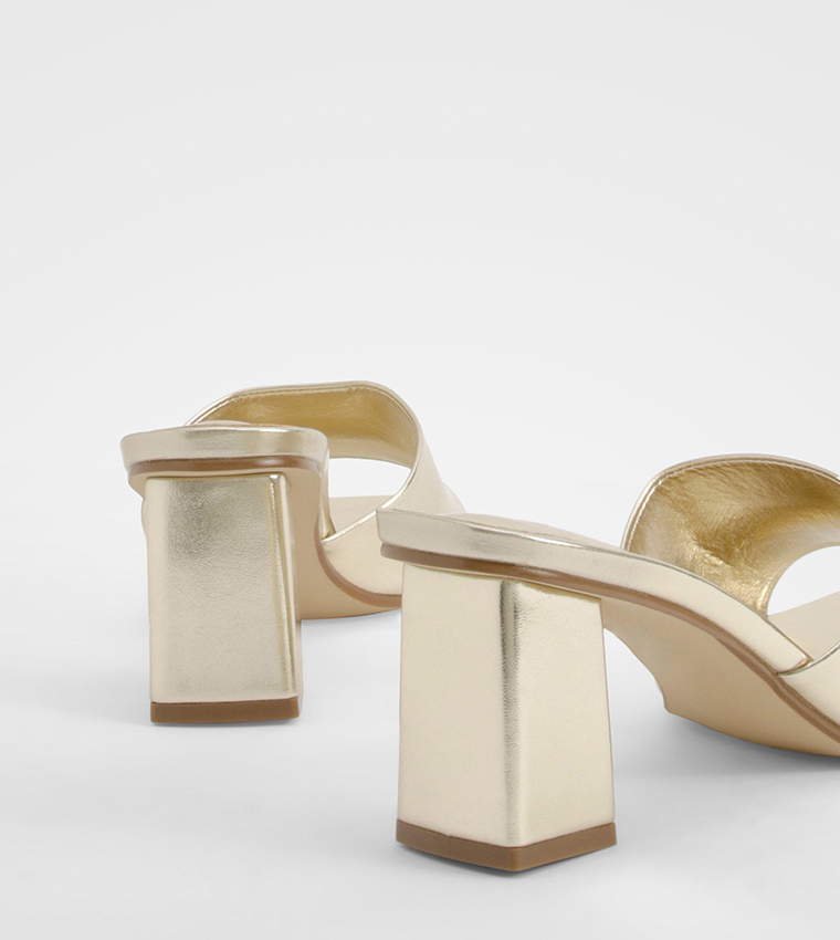 Wide Fit Block Heeled Sandals