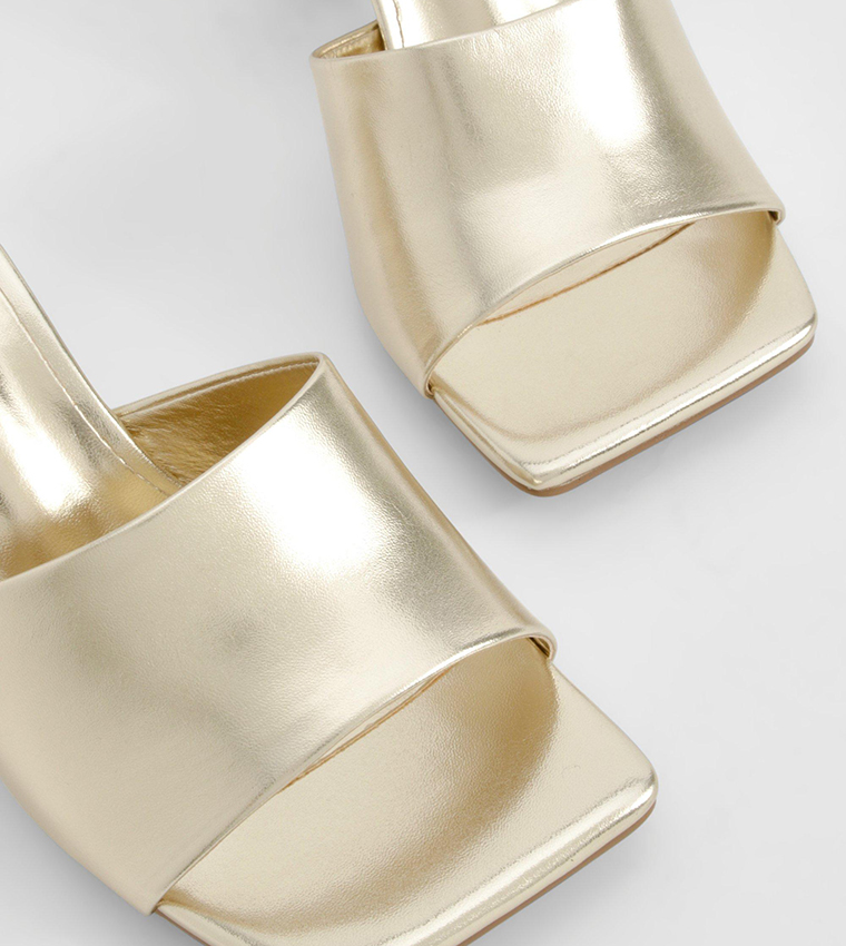 Wide Fit Block Heeled Sandals