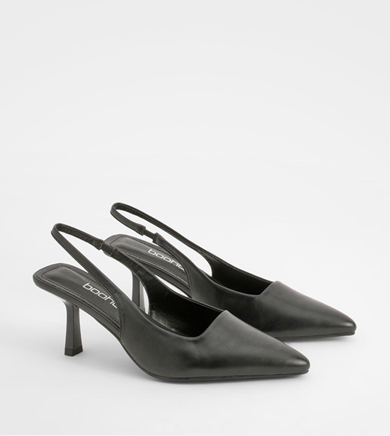 Slingback Kitten Heel Pumps