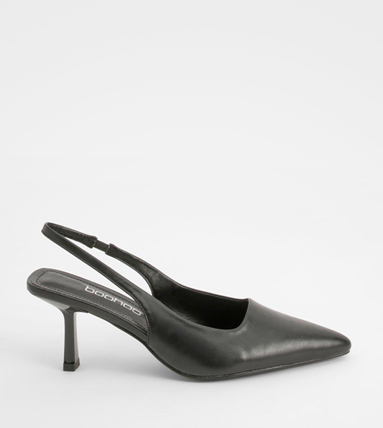 Slingback Kitten Heel Pumps