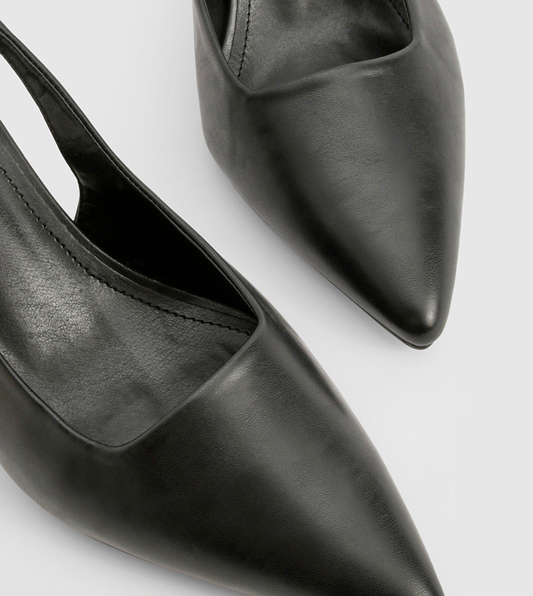 Slingback Kitten Heel Pumps