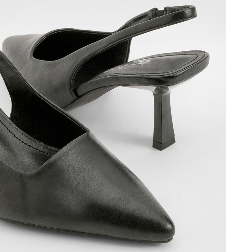 Slingback Kitten Heel Pumps