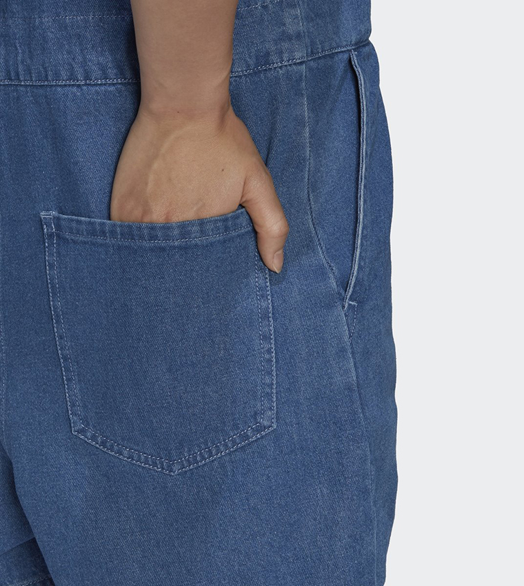 Buy Adidas Adicolor Denim Jumpsuit In Blue | 6thstreet UAE