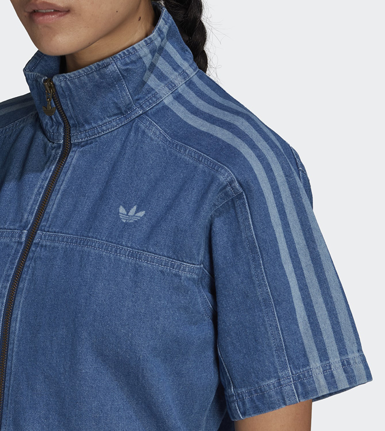 Buy Adidas Adicolor Denim Jumpsuit In Blue | 6thstreet Saudi Arabia