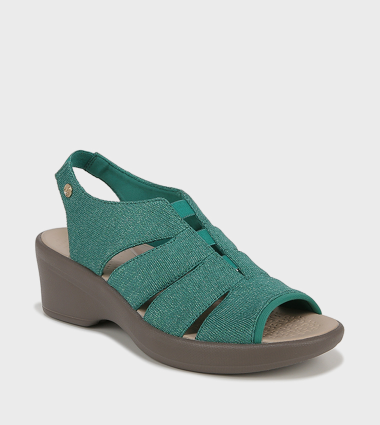 FINALEE Peep Toe Wedge Sandals