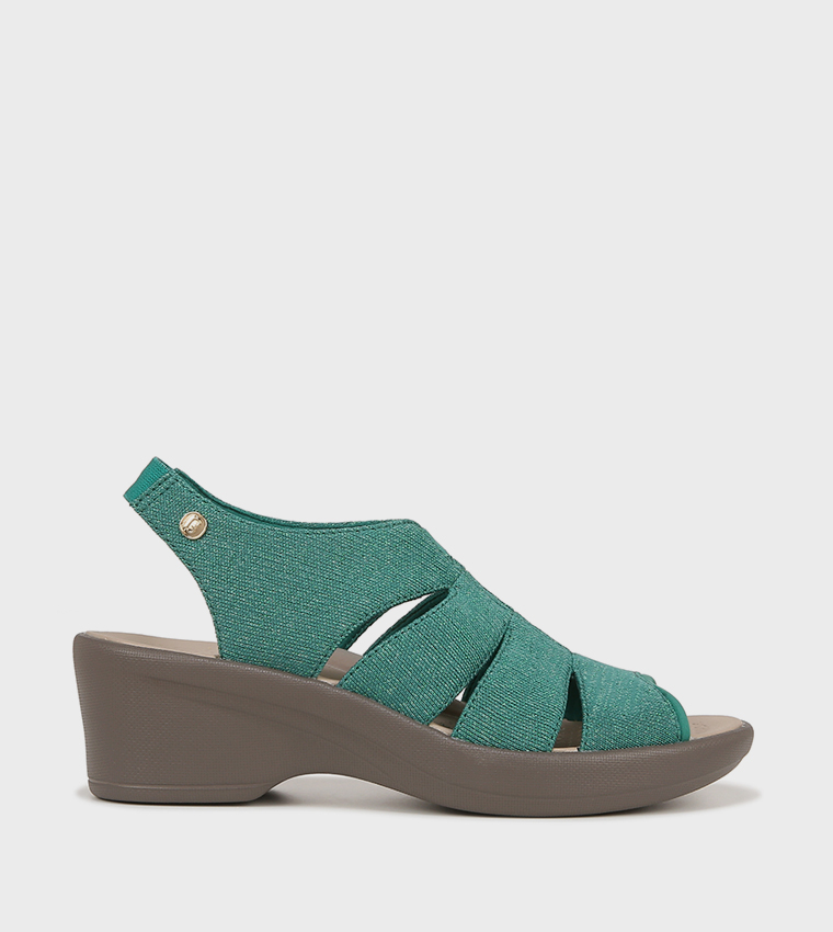 FINALEE Peep Toe Wedge Sandals