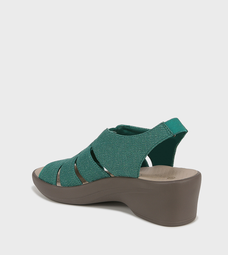 FINALEE Peep Toe Wedge Sandals