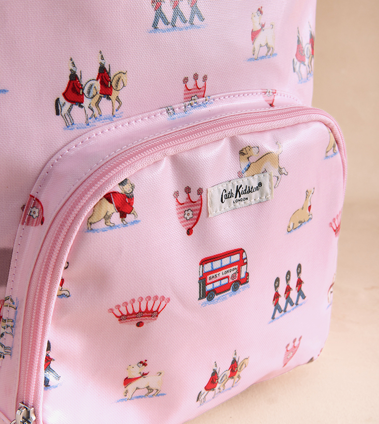 Printed Classic Zippered Backpack