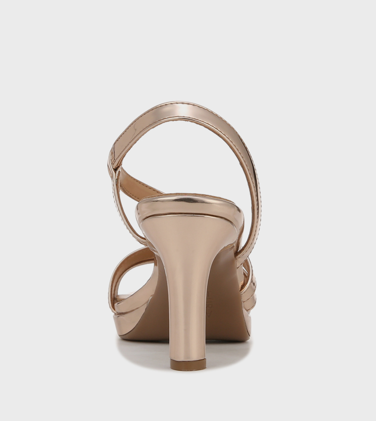 NABRENTA Open Toe Slingback Heel Sandals