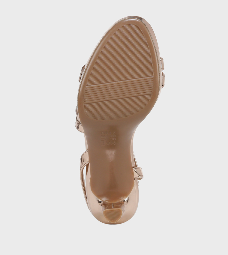 NABRENTA Open Toe Slingback Heel Sandals
