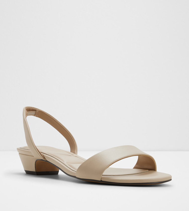 HALOBREREL Open Toe Low Block Heel Sandals