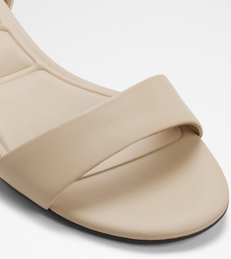 HALOBREREL Open Toe Low Block Heel Sandals